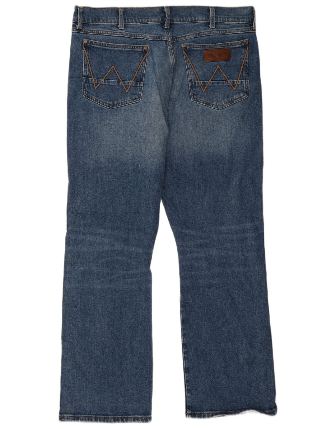 Jeans Wrangler da uomo con vestibilità rilassata Bootcut W36 L32 cotone blu