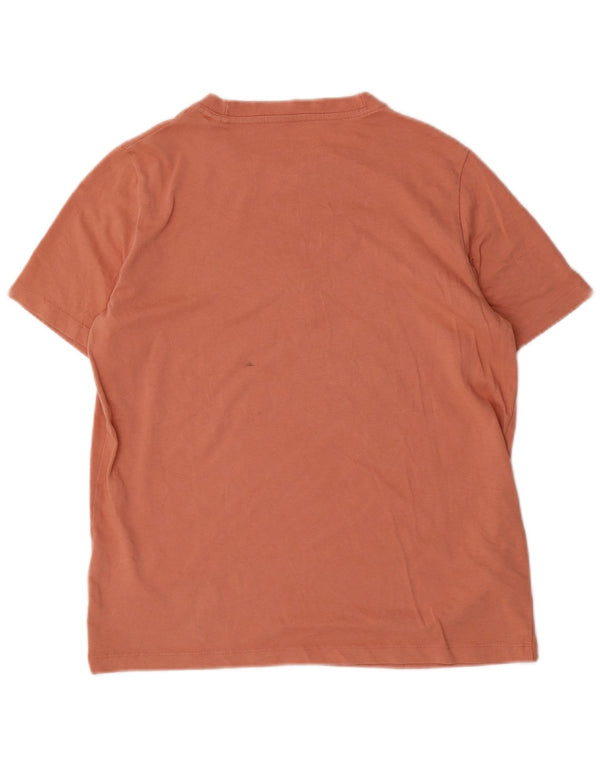 T-shirt grafica Reebok da donna Top UK 12/14 cotone rosa medio