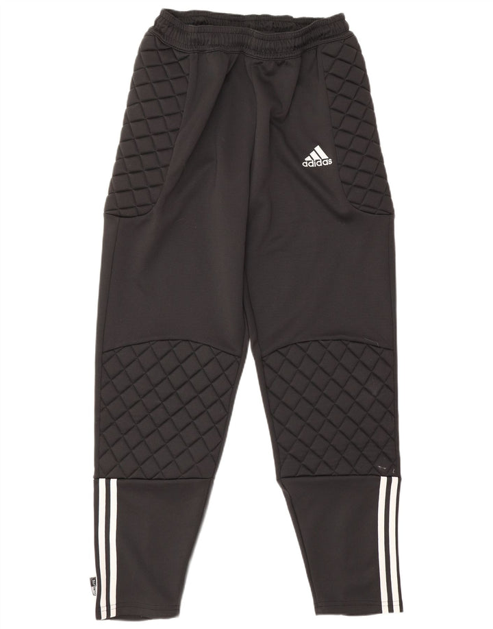 Pantaloni da tuta Adidas Climalite da uomo grandi in poliestere nero
