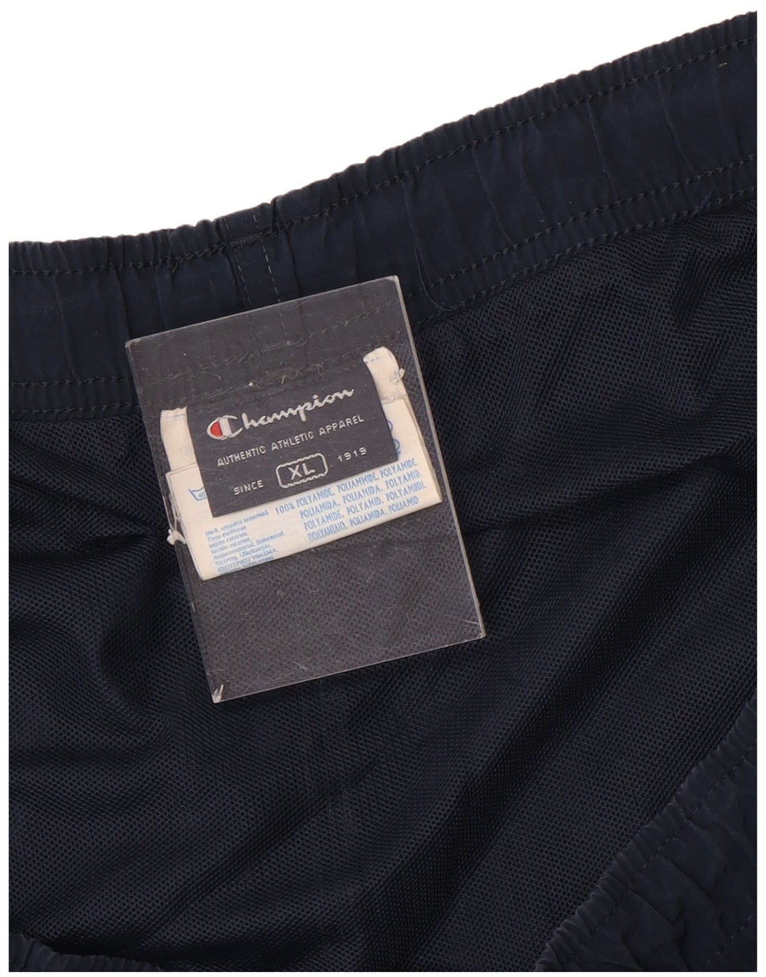 Pantaloncini da bagno da uomo Champion XL blu navy in poliammide