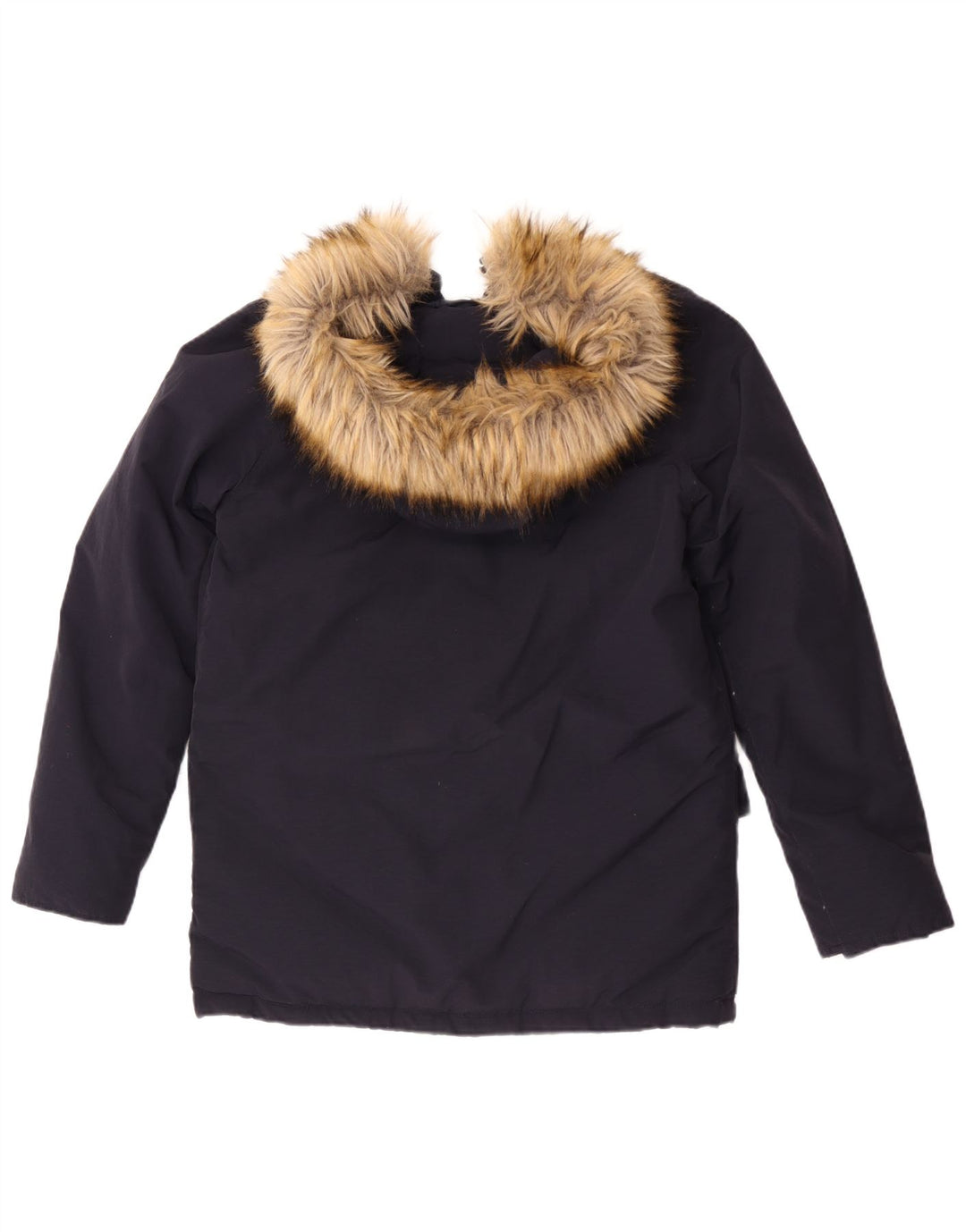 Giacca imbottita con cappuccio da uomo Refrigue UK 36 piccola in nylon blu navy
