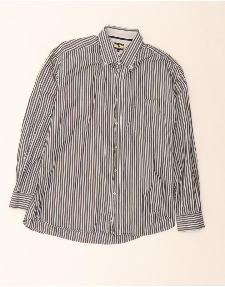 Camicia da uomo Navigare XL a righe grigie