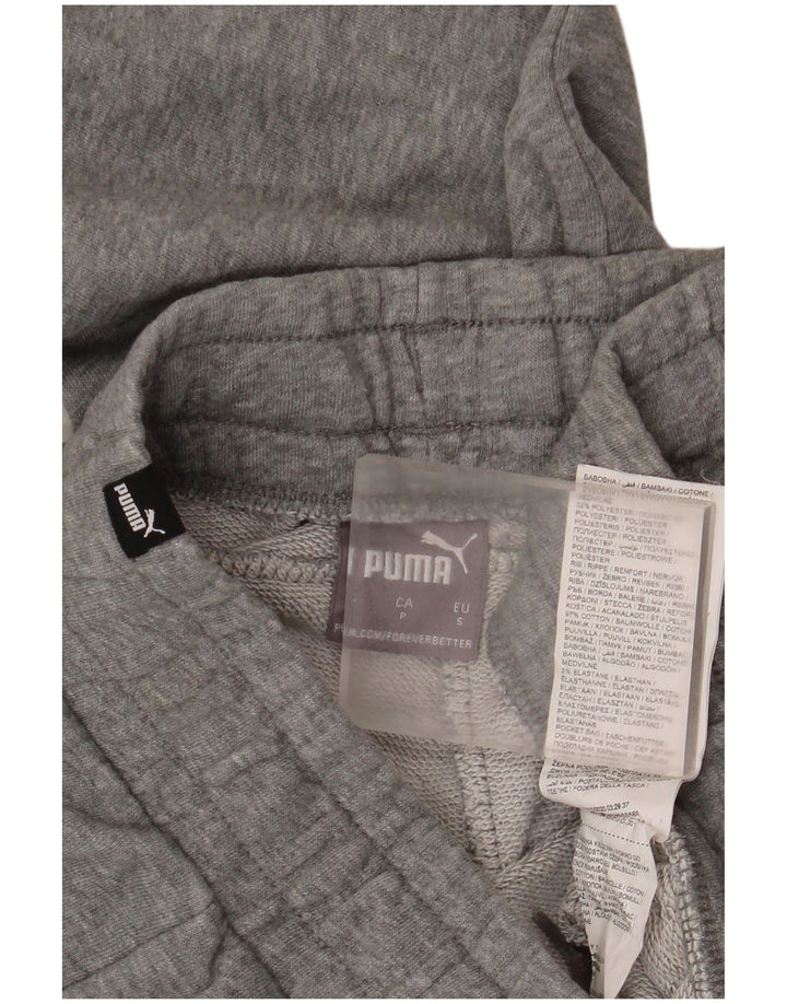 Pantaloni da tuta da uomo Puma Joggers piccoli in cotone grigio