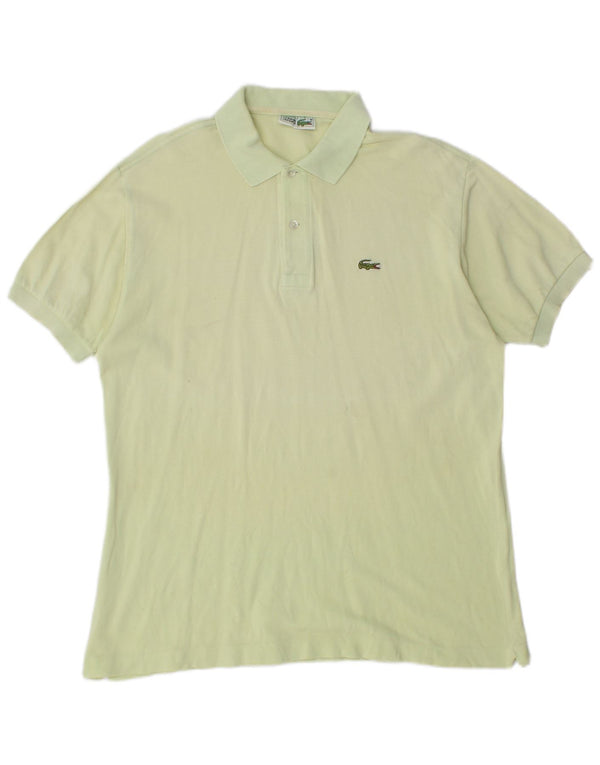 Polo da uomo Lacoste taglia 6 XL in cotone verde