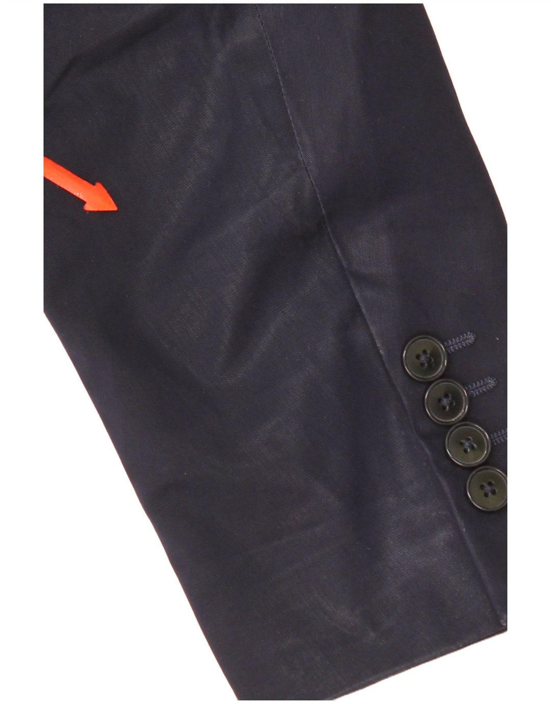 Giacca blazer da uomo a 2 bottoni Zara EU 52 grande in viscosa blu navy