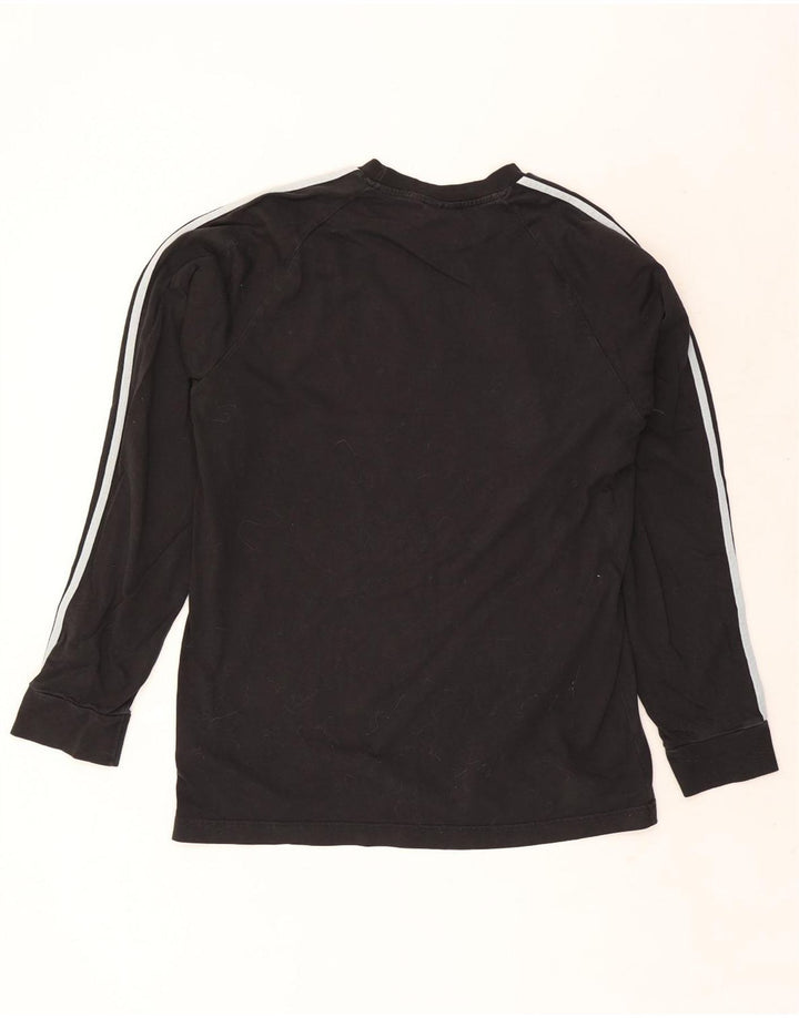 Top Adidas da uomo a maniche lunghe XL in cotone nero