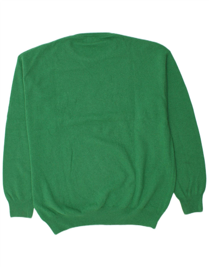 Maglione maglione girocollo da uomo Kappa 3XL verde lana d'agnello