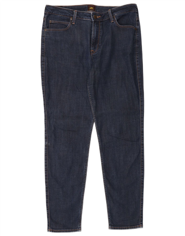 Jeans Lee Scarlett alti skinny da donna W32 L31 Lyocell blu