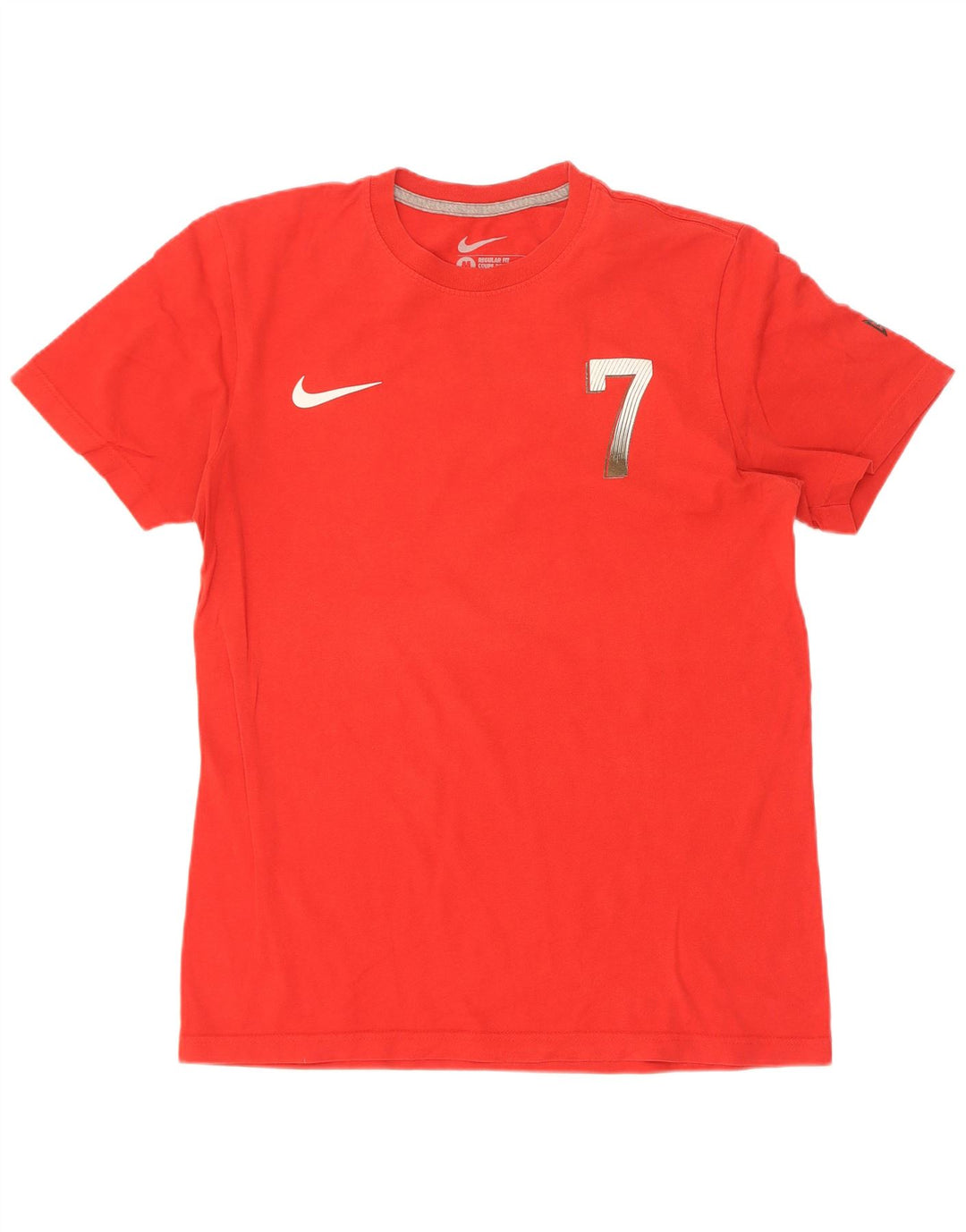 T-shirt grafica da uomo Nike Cristiano Ronaldo vestibilità regolare rossa media