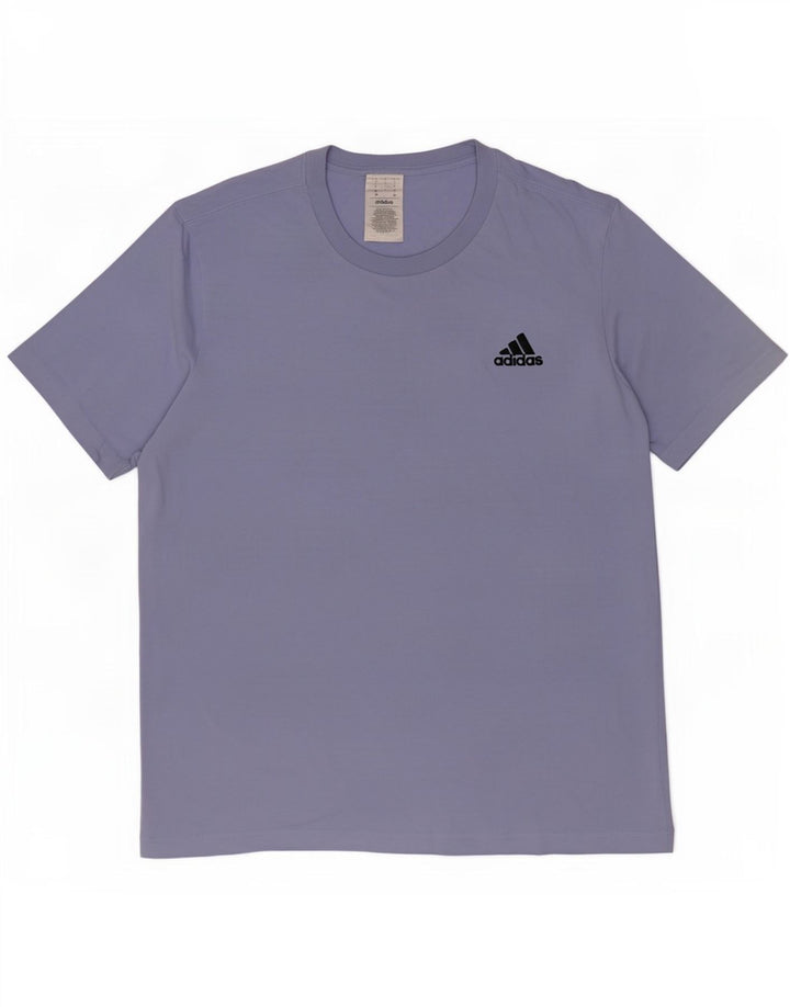 Maglietta Adidas da uomo Top Large in cotone blu