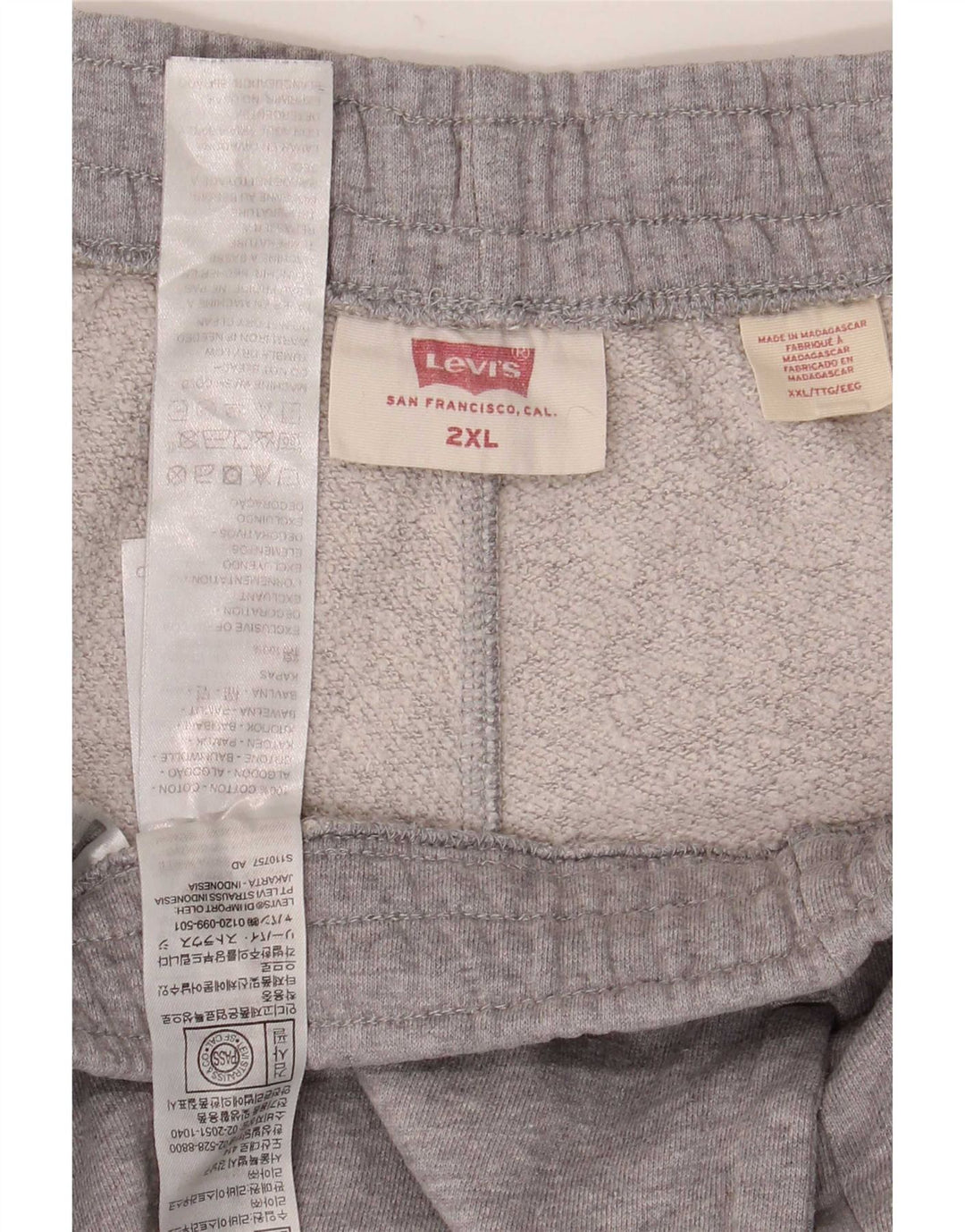 Pantaloni da tuta da uomo Levi's Joggers 2XL Cotone grigio