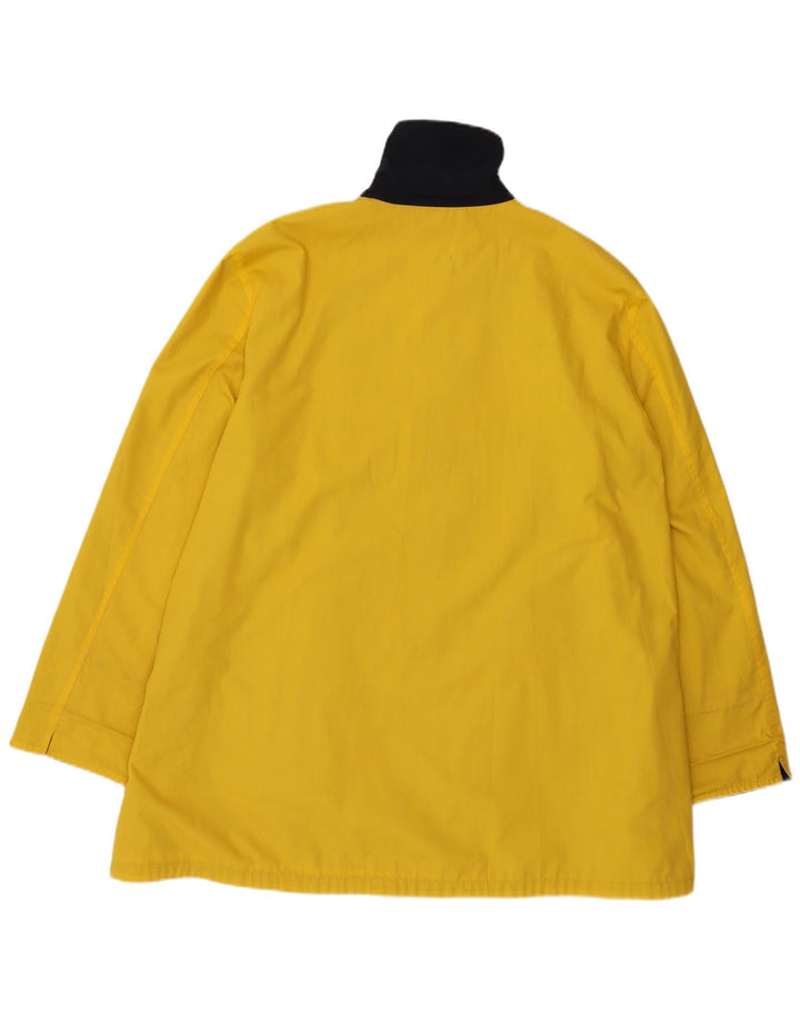 Cappotto reversibile oversize da donna vintage UK 18 XL Blu navy