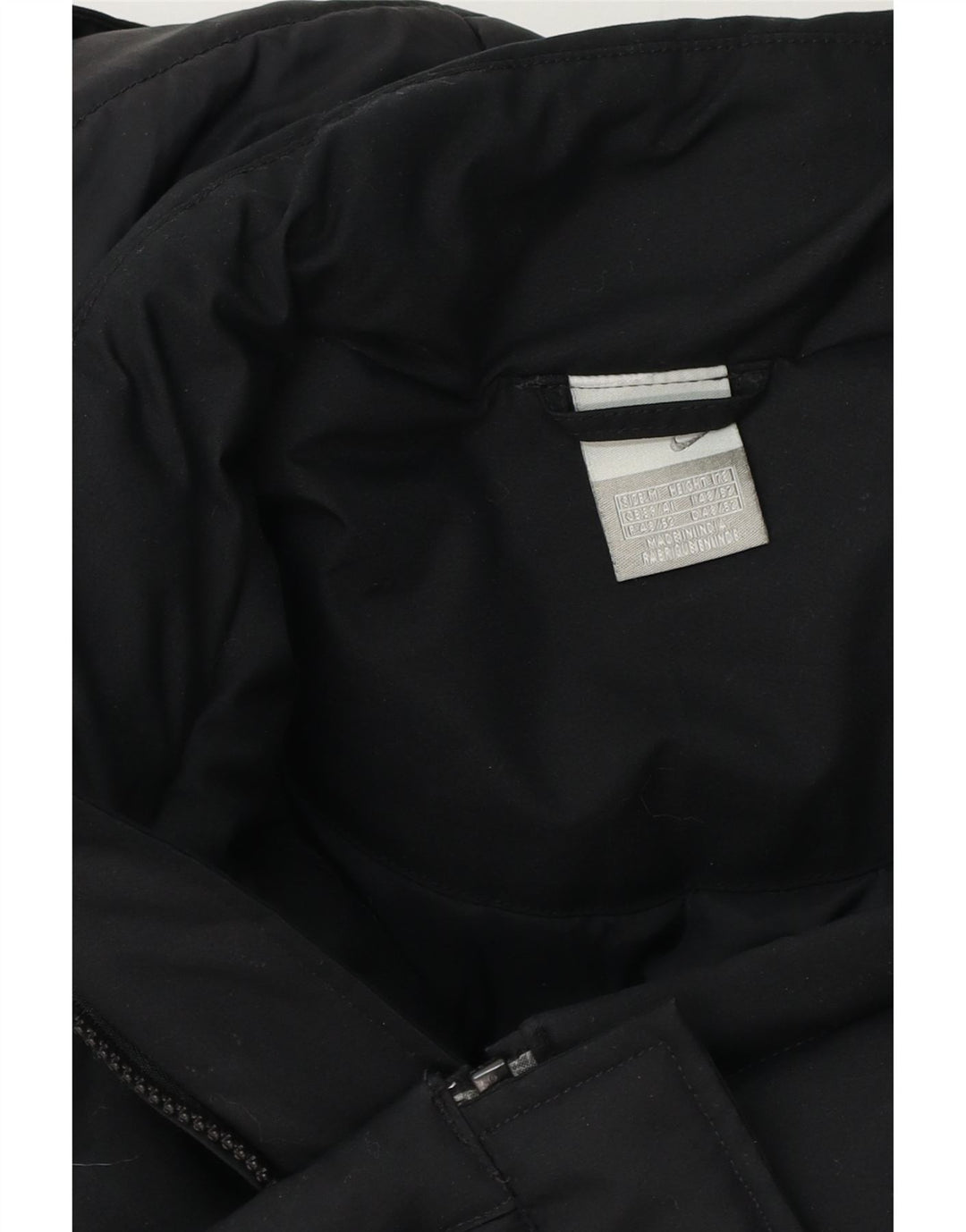Giacca a vento con cappuccio da uomo Nike UK 38 media nera