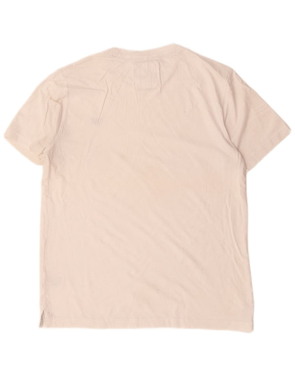 Crew Clothing Mens T-Shirt Top Medium White Cotton