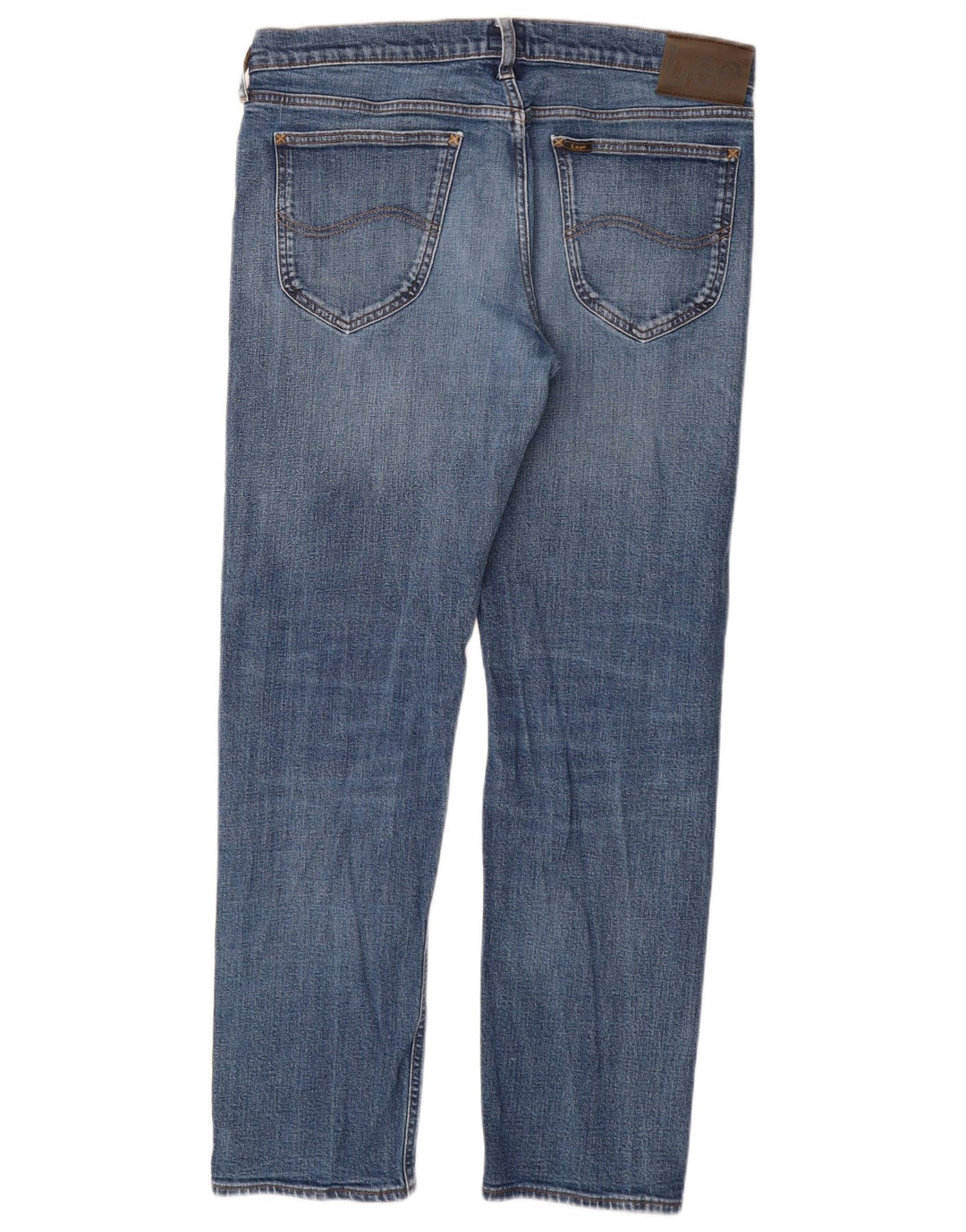 Jeans dritti da uomo LEE Daren Zip Fly W34 L32 in cotone blu