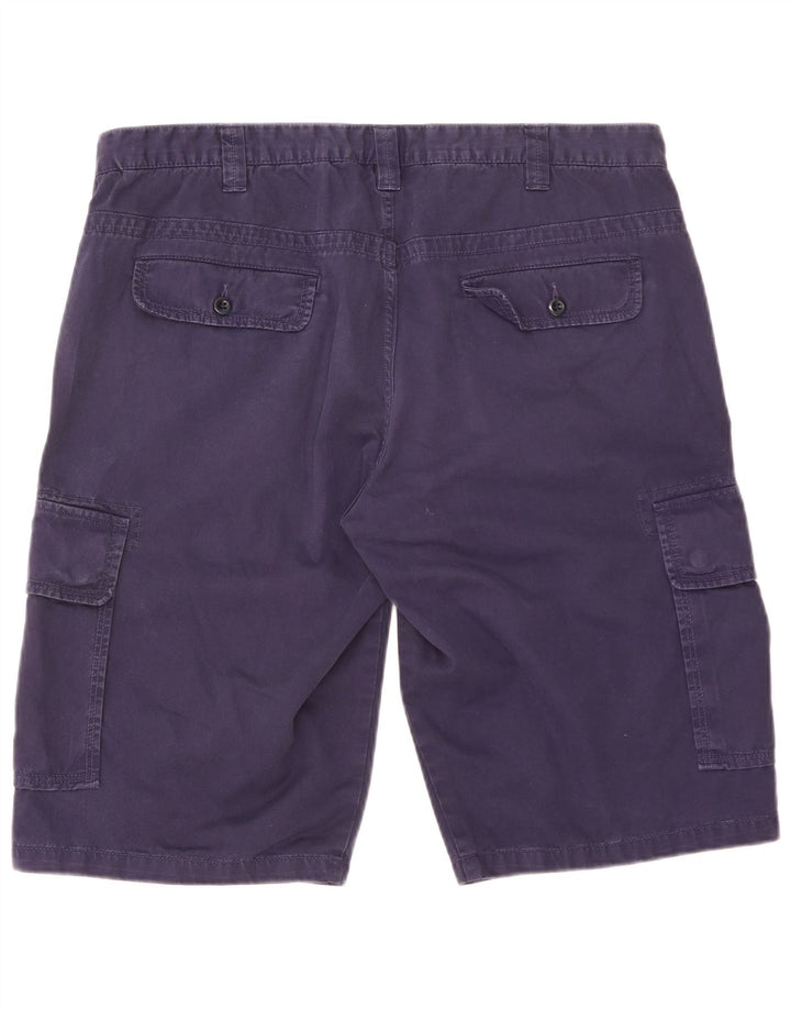 Pantaloncini cargo da uomo Gant W38 XL in cotone blu navy