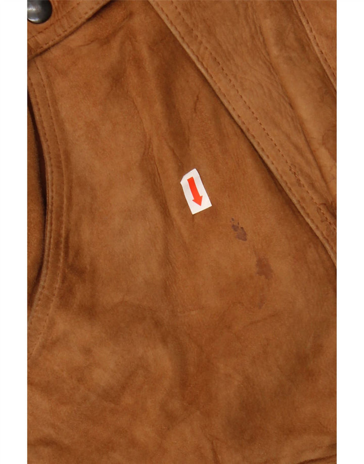 Giacca in pelle da uomo ESSEBI EU 48 Pelle beige medio