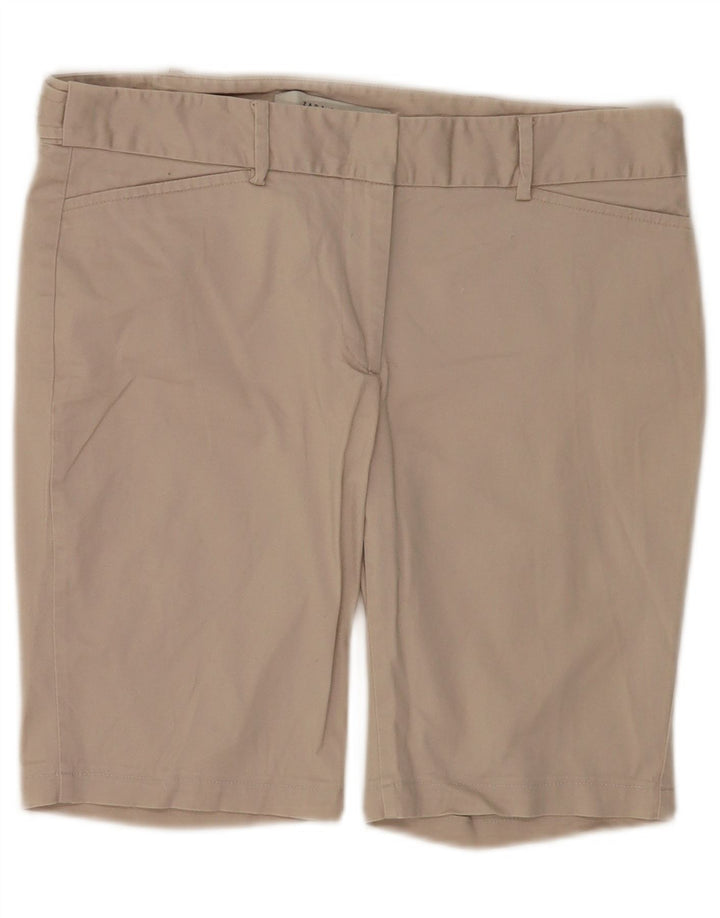 Pantaloncini casual da donna Zara EU 38 piccoli W28 cotone beige