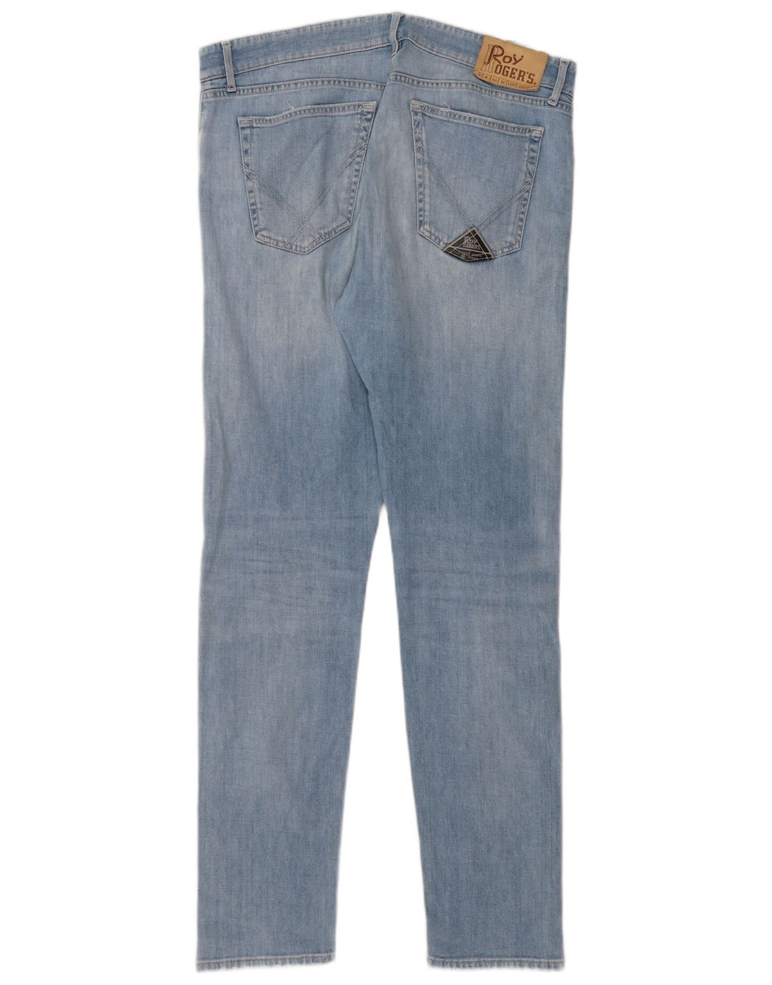 Jeans slim da uomo Roy Rogers W38 L34 cotone blu