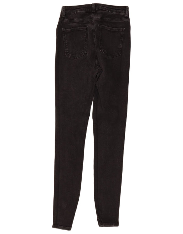 Jeans skinny da donna M&Co UK 10 piccoli W26 L28 cotone nero