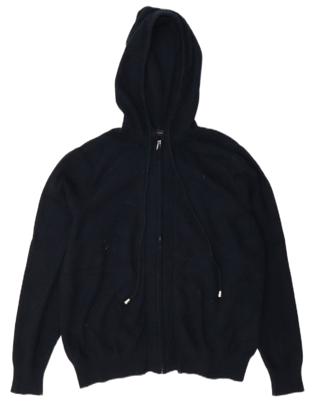 Maglione cardigan con cappuccio da donna Marks & Spencer UK 14 medio blu navy
