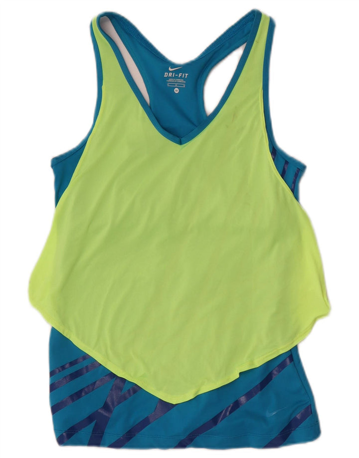 Canotta Nike Dri Fit da donna UK 12 blu medio