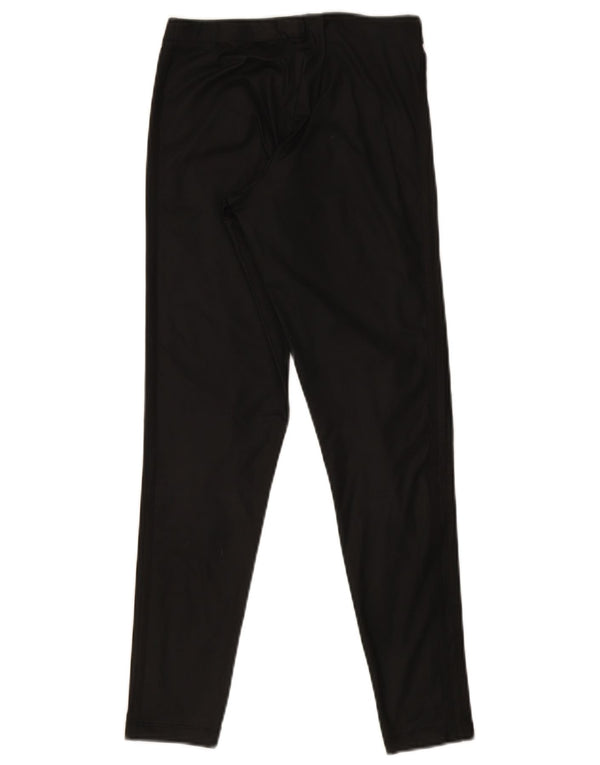 ADIDAS Womens Leggings UK 8 Small Black Polyester