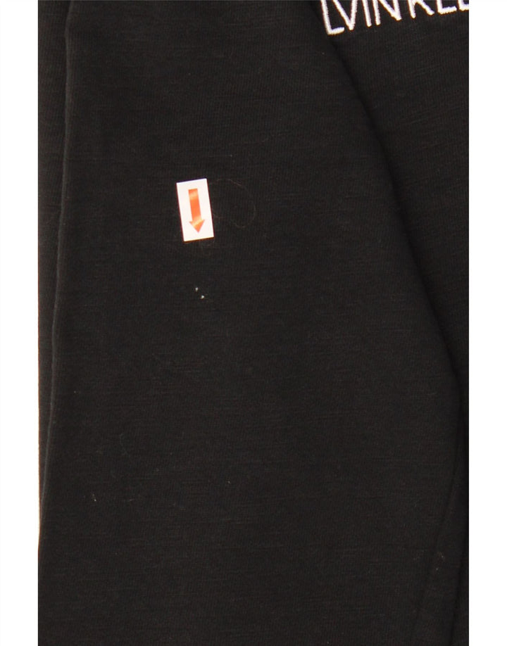 CALVIN KLEIN Felpa con grafica per ragazzi 15-16 anni in cotone nero