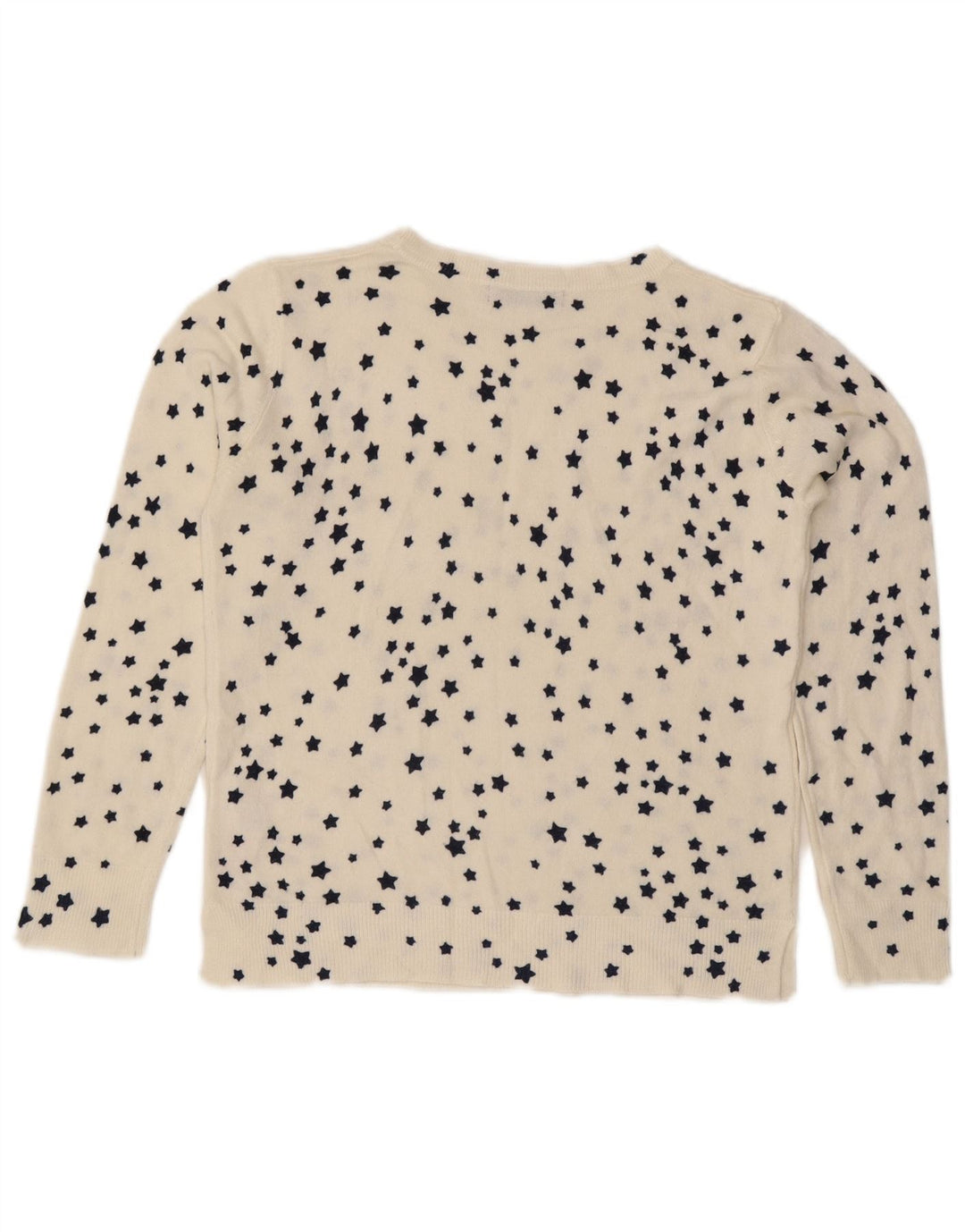 Maglione maglione con scollo a barca da donna Marks & Spencer UK 10 piccolo bianco