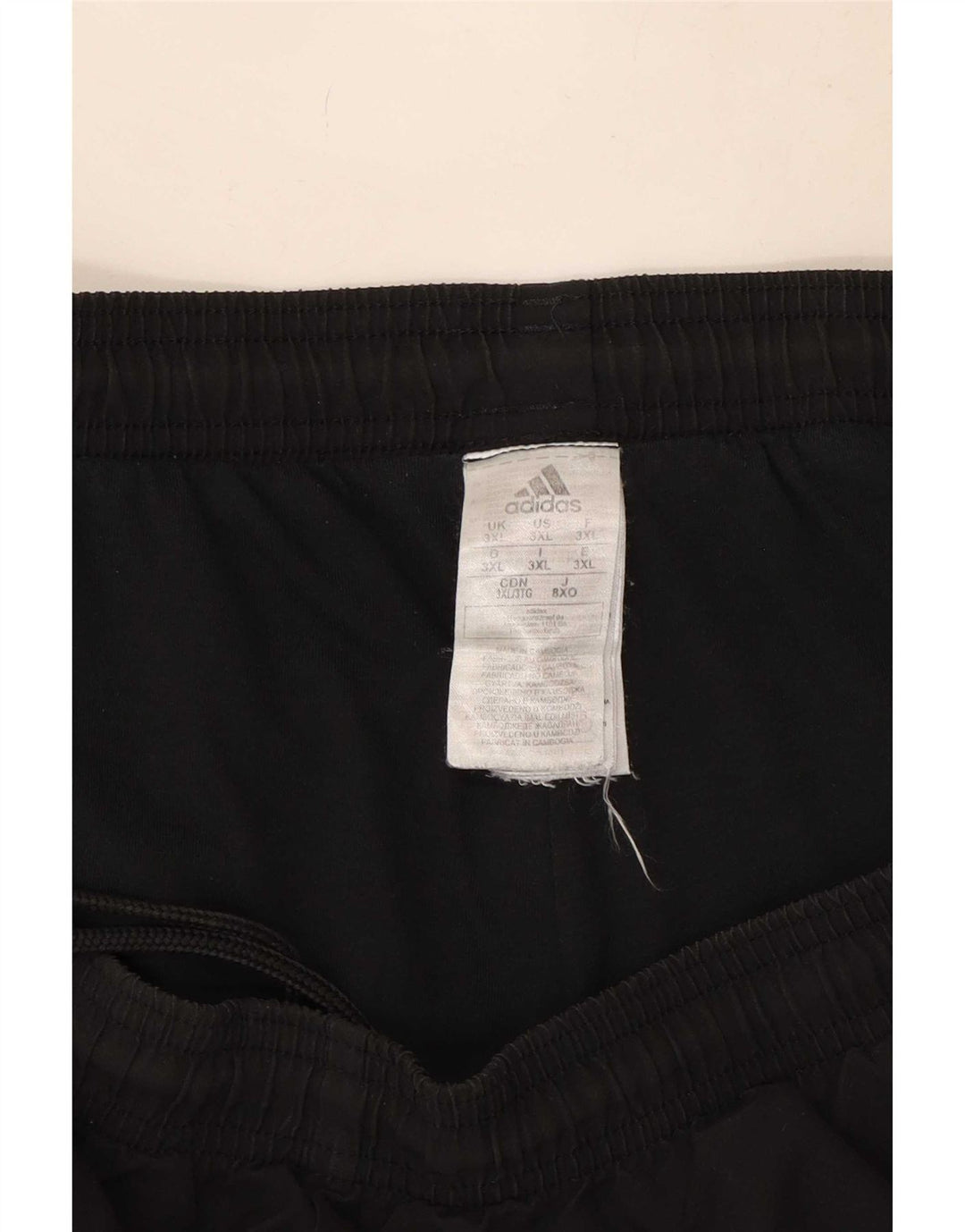 Pantaloni da tuta da uomo Adidas Joggers 3XL poliestere nero