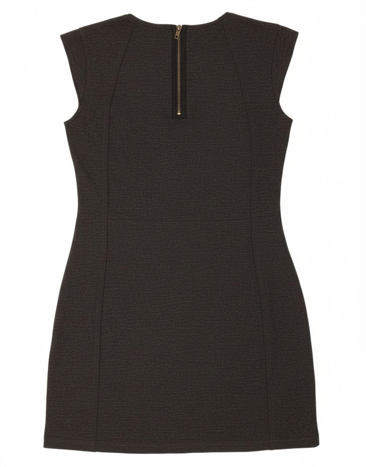 DESIGUAL Womens Sheath Dress UK 14 Large Black Patchwork