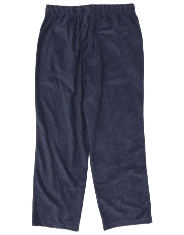 Pantaloni da tuta in velluto da uomo Diadora XL poliestere blu navy