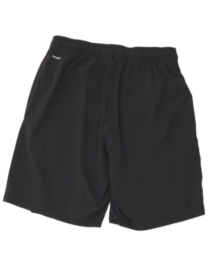 Pantaloncini sportivi Adidas Climacool da uomo in poliestere grigio medio