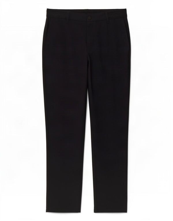Pantaloni chino slim da donna Zara grandi W34 L29 poliestere blu navy