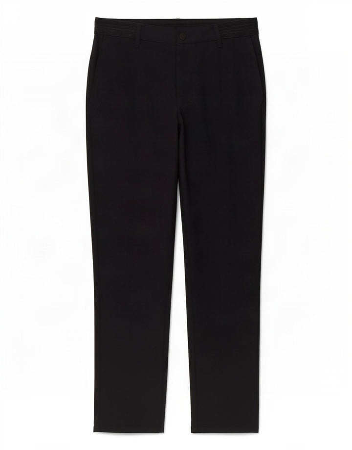 Pantaloni chino slim da donna Zara grandi W34 L29 poliestere blu navy