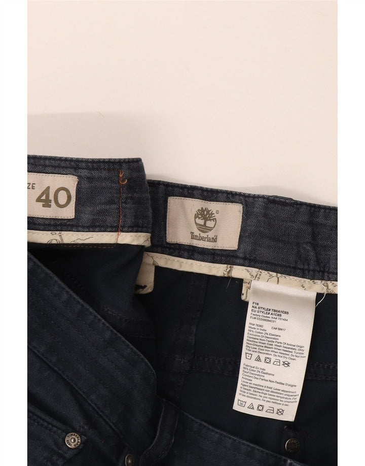 Jeans slim da uomo Timberland W40 L34 cotone blu navy