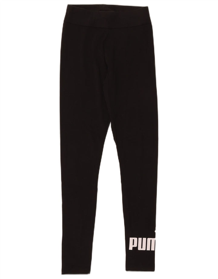 Leggings grafici da donna Puma UK 8 piccoli neri