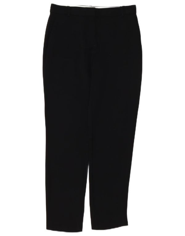Pantaloni chino slim da donna Massimo Dutti EU 36 XS W26 L28 Viscosa nera