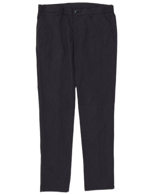 Pantaloni chino da uomo Massimo Dutti EU 44 Large W34 L33 Blu navy a righe