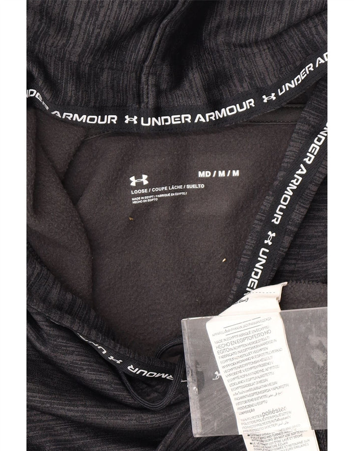 Maglia corta con cappuccio da donna UNDER ARMOUR UK 14 Poliestere screziato grigio medio