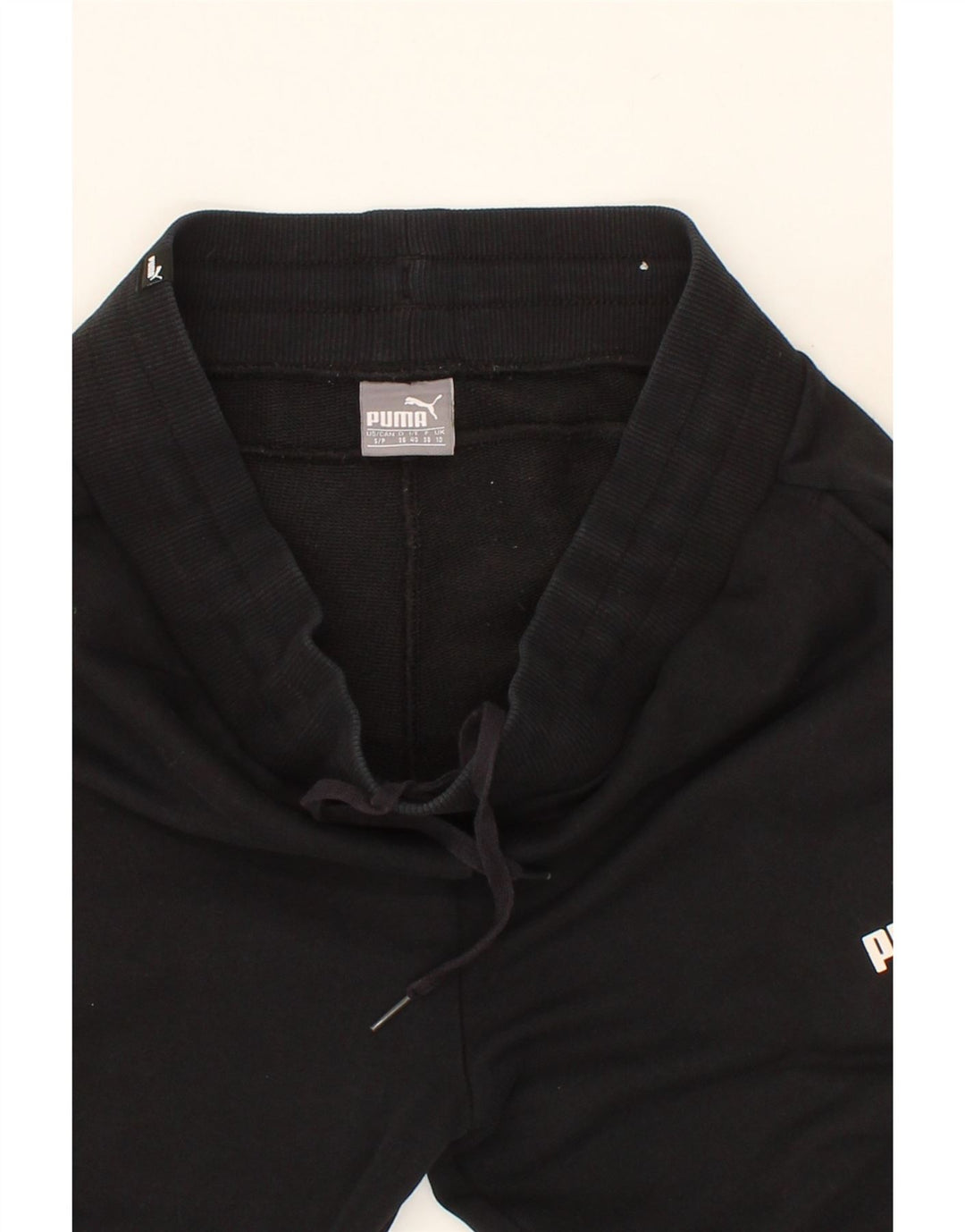PUMA Womens Tracksuit Trousers Joggers UK 10 Small Black Vintage Puma and Second-Hand Puma from Messina Hembry 