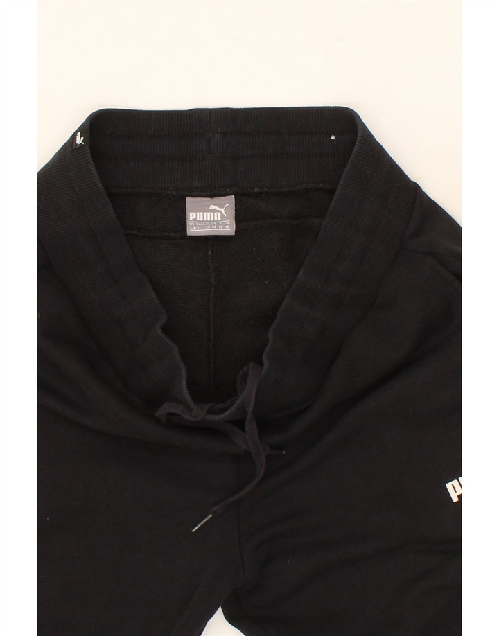 PUMA Womens Tracksuit Trousers Joggers UK 10 Small Black Vintage Puma and Second-Hand Puma from Messina Hembry 