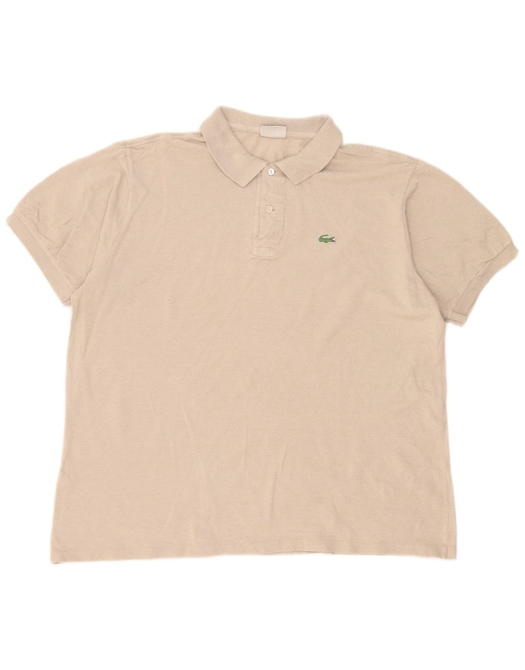 Polo da uomo Lacoste taglia 7 2XL cotone beige