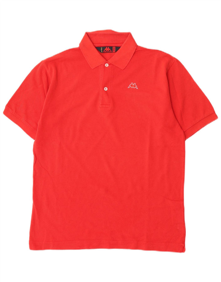 Polo Kappa Uomo Rosso Medio In Cotone