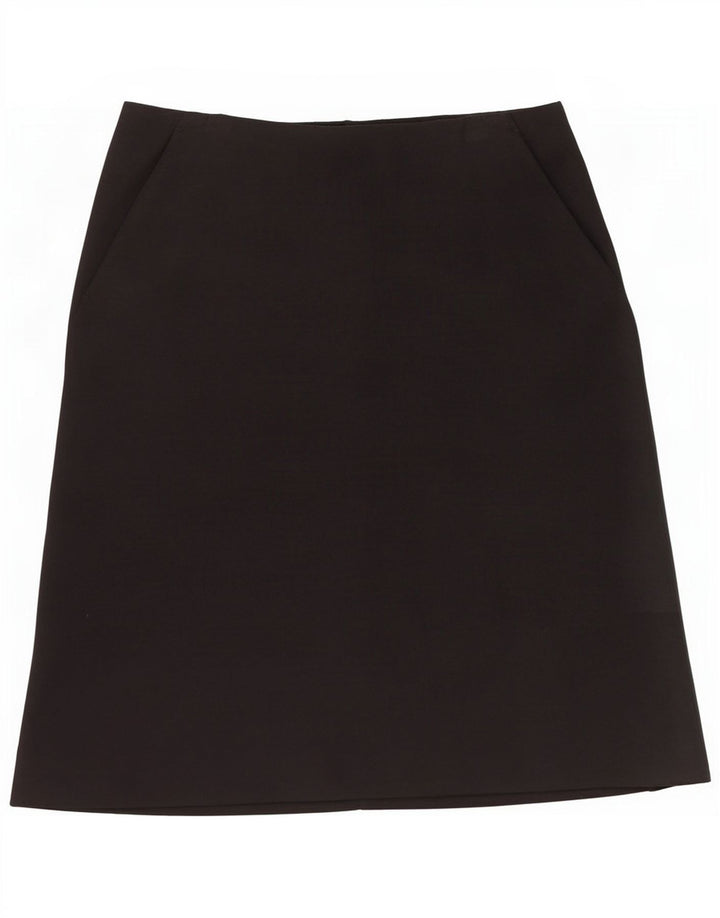 Gonna a trapezio da donna Cos piccola W29 viscosa nera