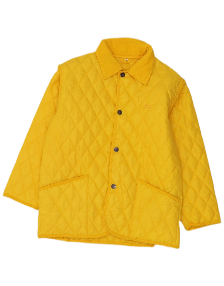 Giacca trapuntata da uomo Brugi UK 40 Large Giallo in poliammide