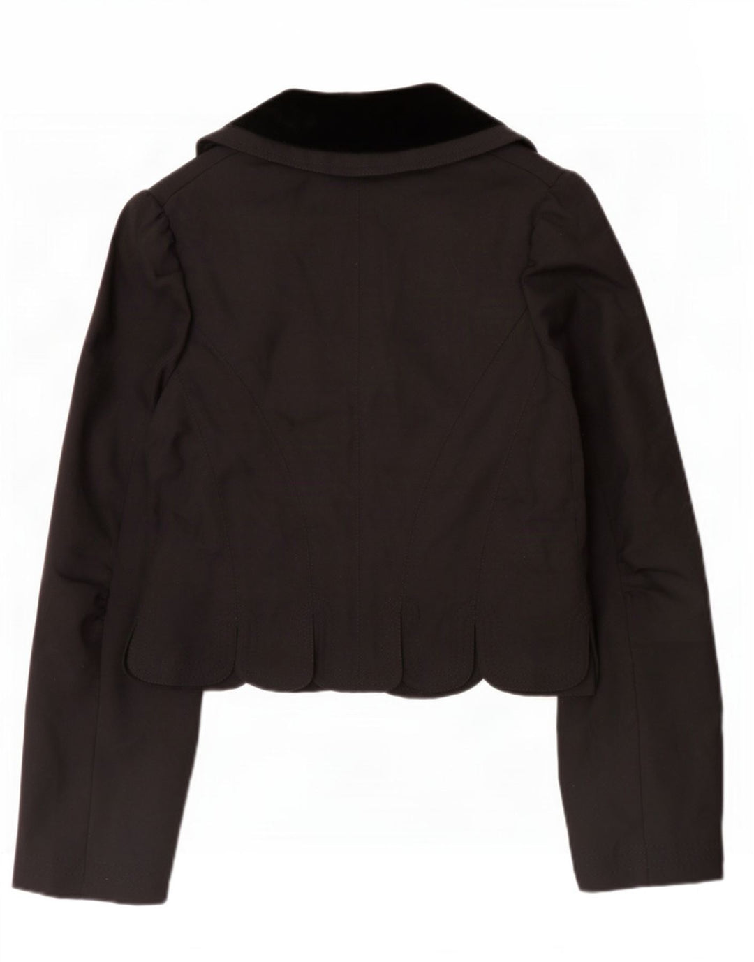 Giacca blazer da donna All Saints UK 12 Lana color block nera media