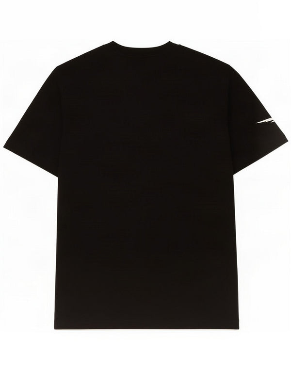 T-shirt grafica Nike per ragazze 10-11 anni media cotone nero