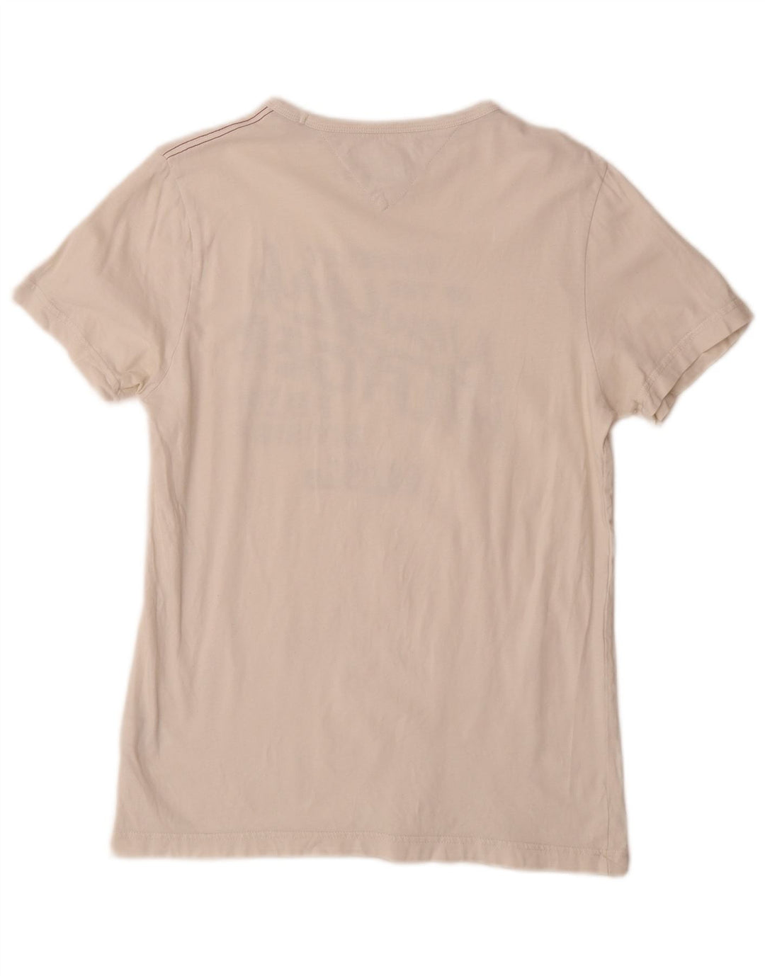 T-shirt grafica da uomo Tommy Hilfiger Top piccola in cotone bianco