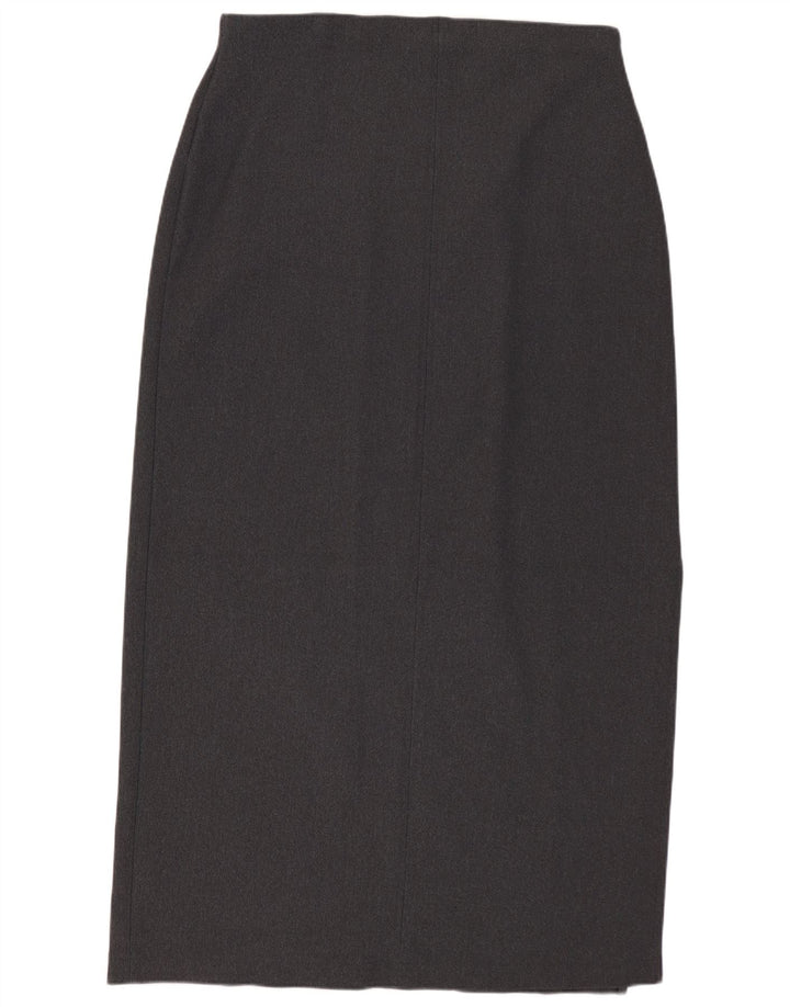 Gonna longuette da donna Marks & Spencer UK 16 grande W32 nylon grigio